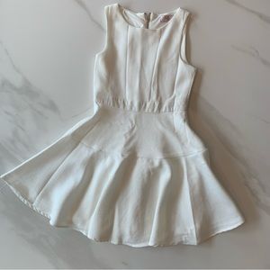 GB Girls - White Dress with Gold Zipper Size 8